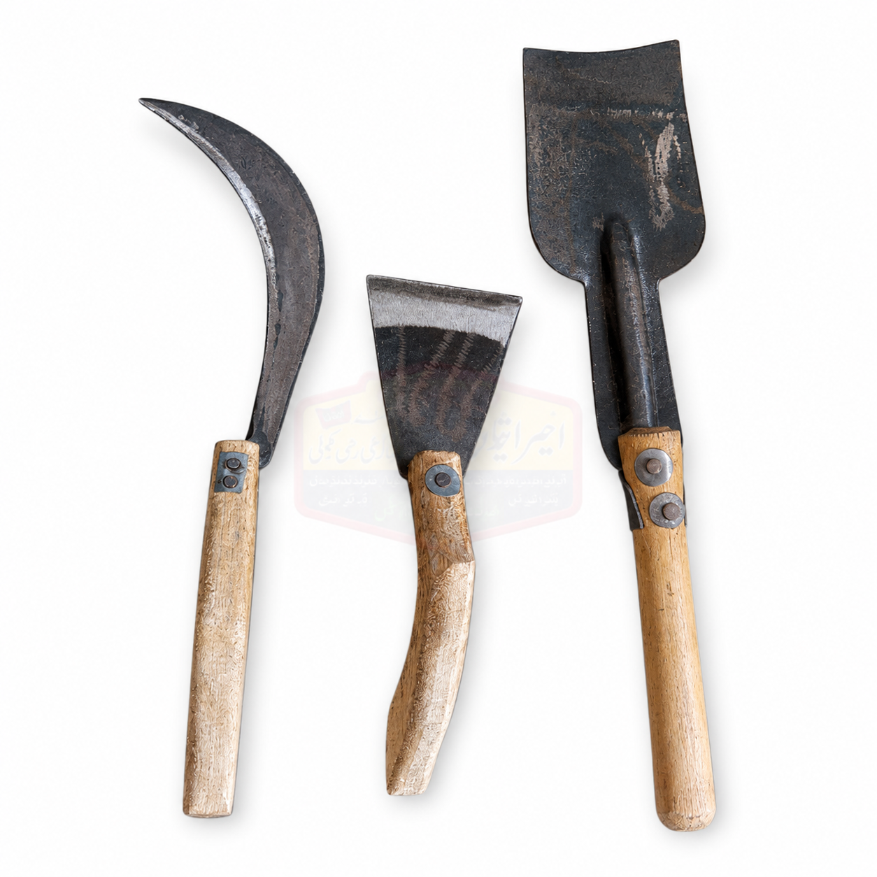 Sickle (Daranti / درانتی), Hand Hoe (Ramba / رمبہ) & Nursery Spade (Gadala Ramba / گدالہ رمبہ)